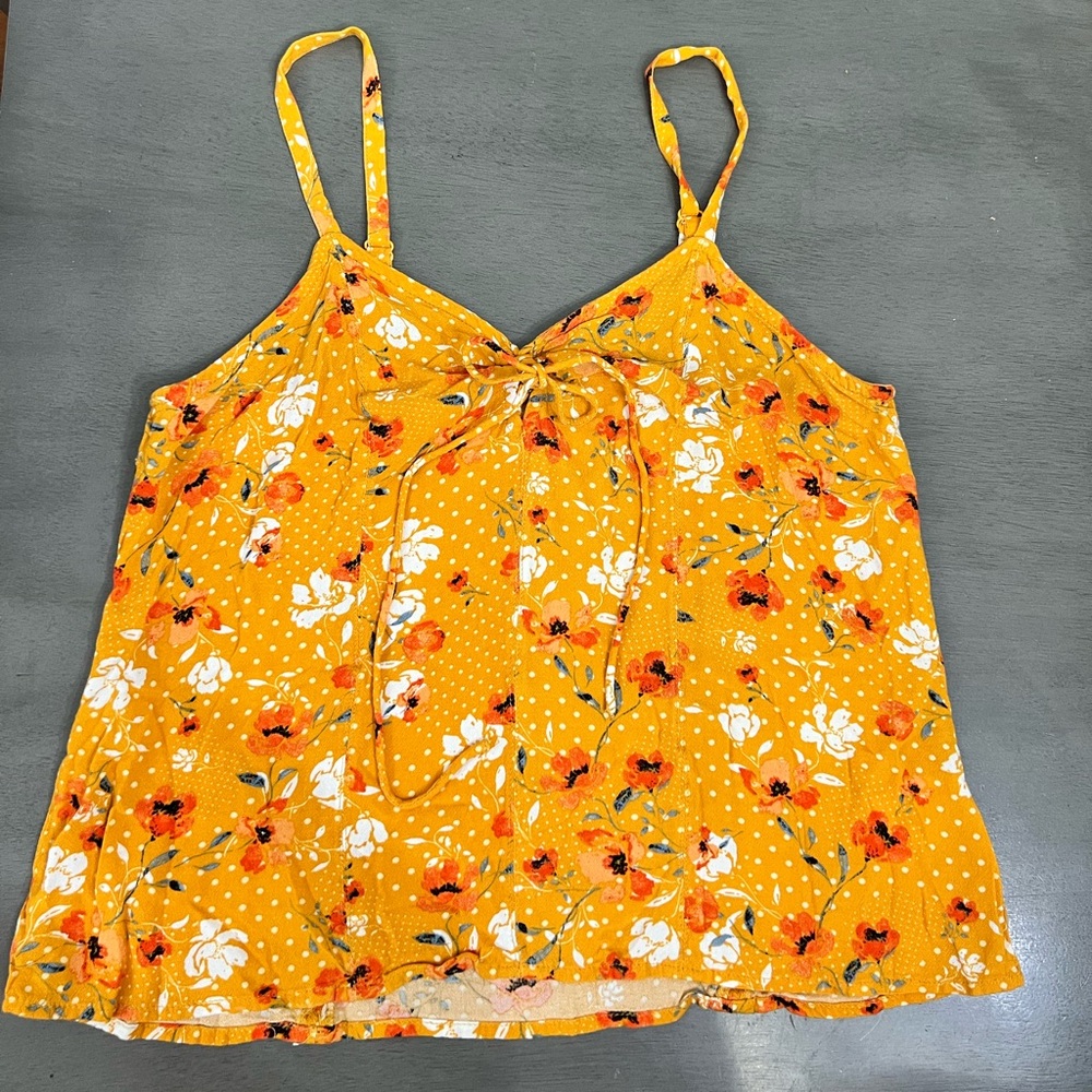 Idyllwind super cute tie front crop camisole